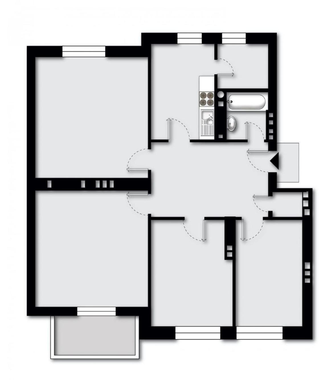 Wolfs Balkonruhe 8p 3br Zentral Apartment Wien